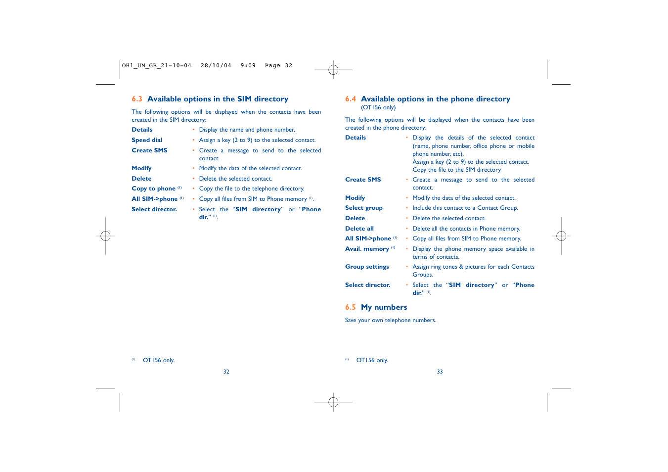 Alcatel Carrier Internetworking Solutions Onetouch 155 User Manual | Page 18 / 40