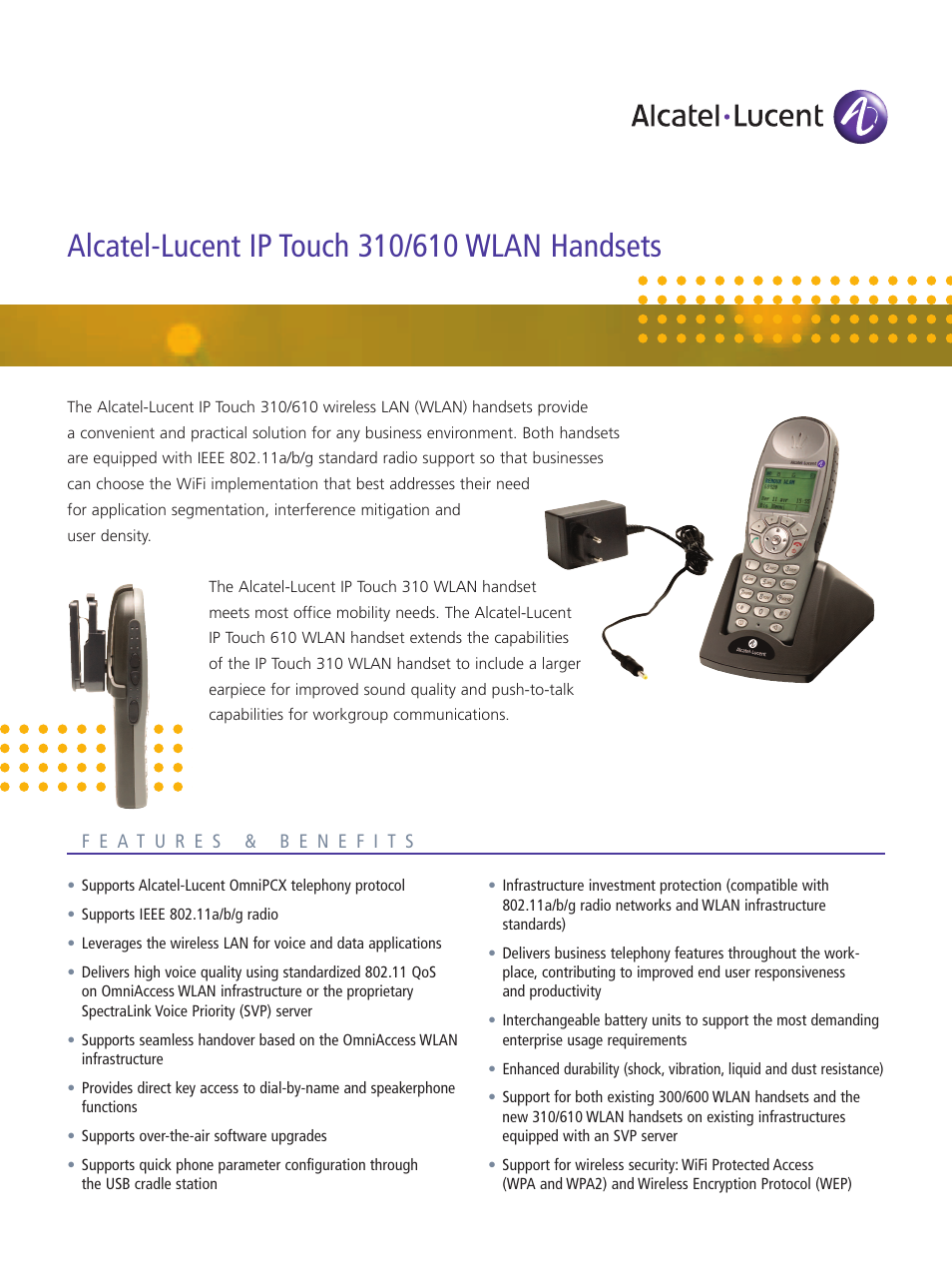 Alcatel Carrier Internetworking Solutions 610 User Manual | 4 pages