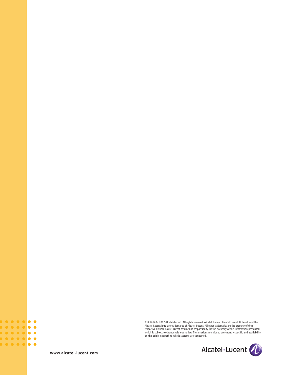 Alcatel Carrier Internetworking Solutions 610 User Manual | Page 4 / 4