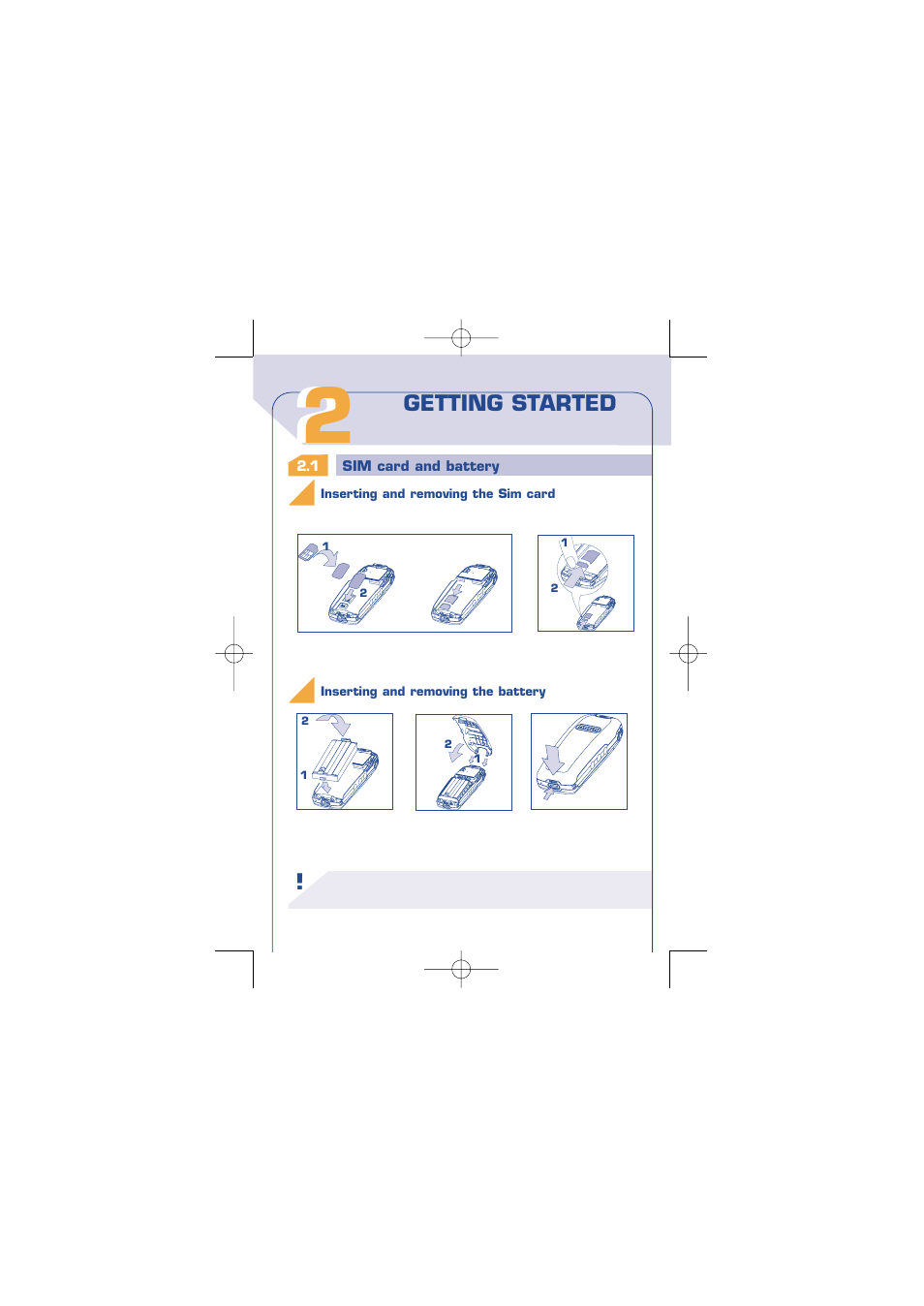 Getting started | Alcatel Carrier Internetworking Solutions One Touch 310 User Manual | Page 13 / 80