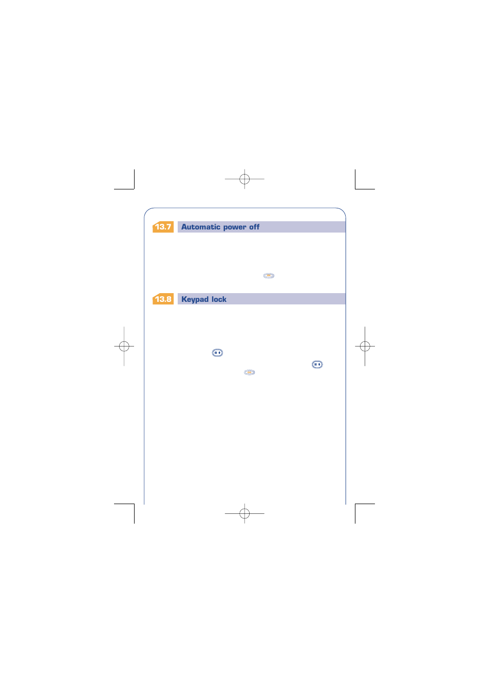 7 automatic power off, P. 69, 8 keypad lock | Wap (via services), P. 70, 1 accessing mobile internet services | Alcatel Carrier Internetworking Solutions One Touch 310 User Manual | Page 70 / 80