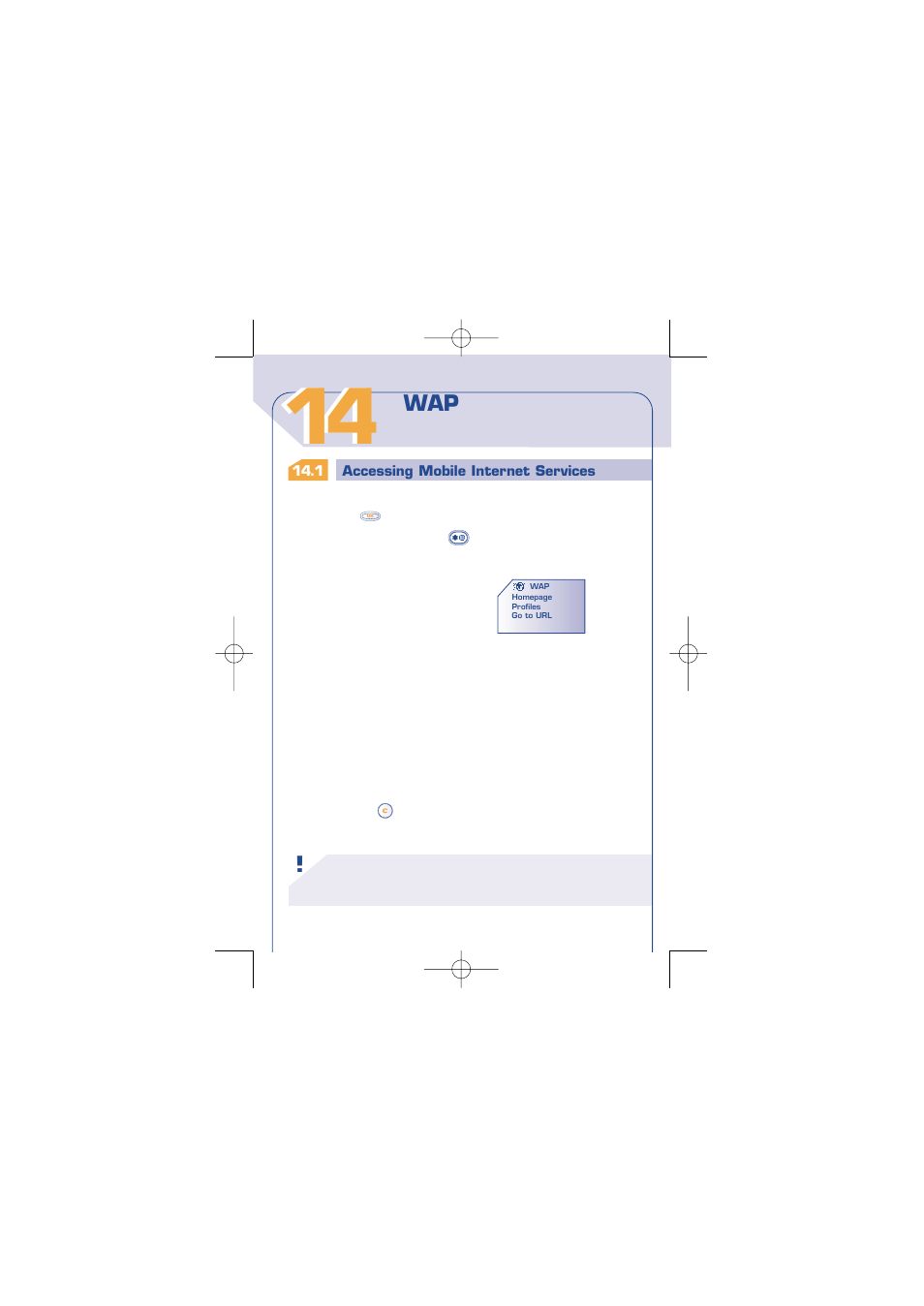 Wap (1) (via services) | Alcatel Carrier Internetworking Solutions One Touch 310 User Manual | Page 71 / 80