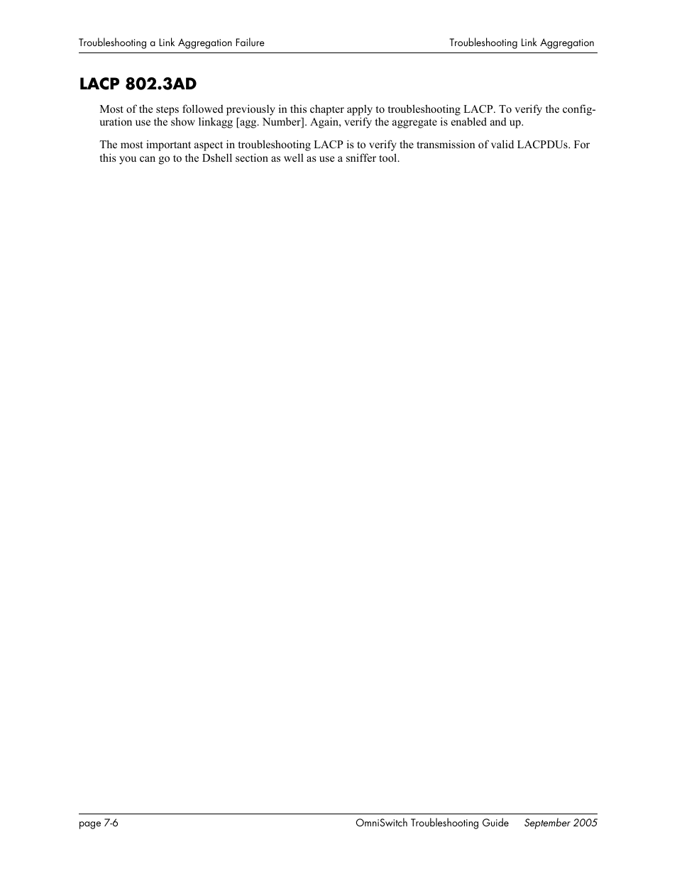 Lacp 802.3ad, Lacp 802.3ad -6 | Alcatel Carrier Internetworking Solutions 6648 User Manual | Page 126 / 614