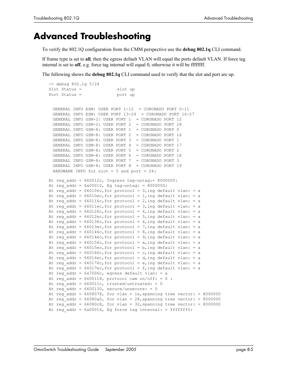 Advanced troubleshooting, Advanced troubleshooting -5 | Alcatel Carrier Internetworking Solutions 6648 User Manual | Page 137 / 614