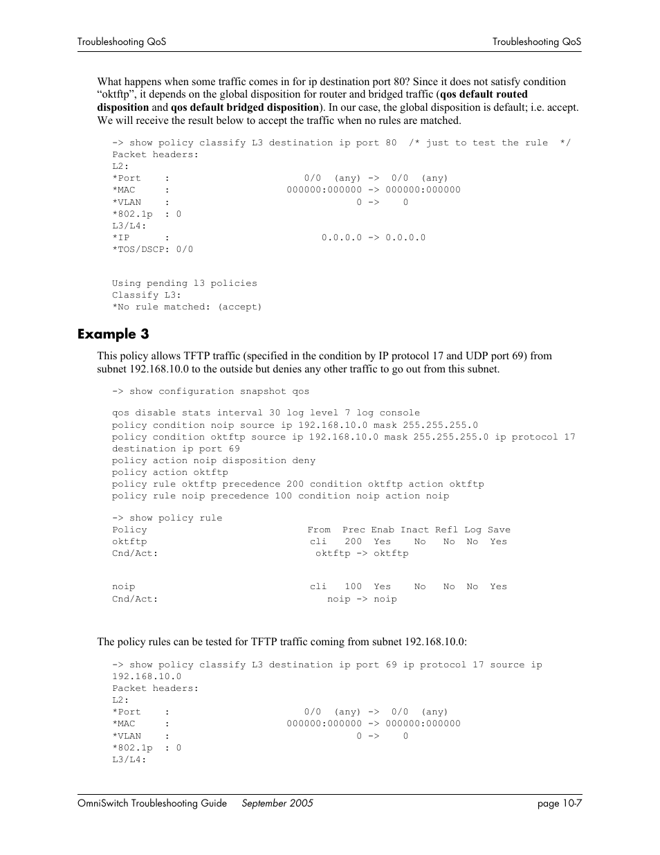 Example 3, Example 3 -7 | Alcatel Carrier Internetworking Solutions 6648 User Manual | Page 157 / 614