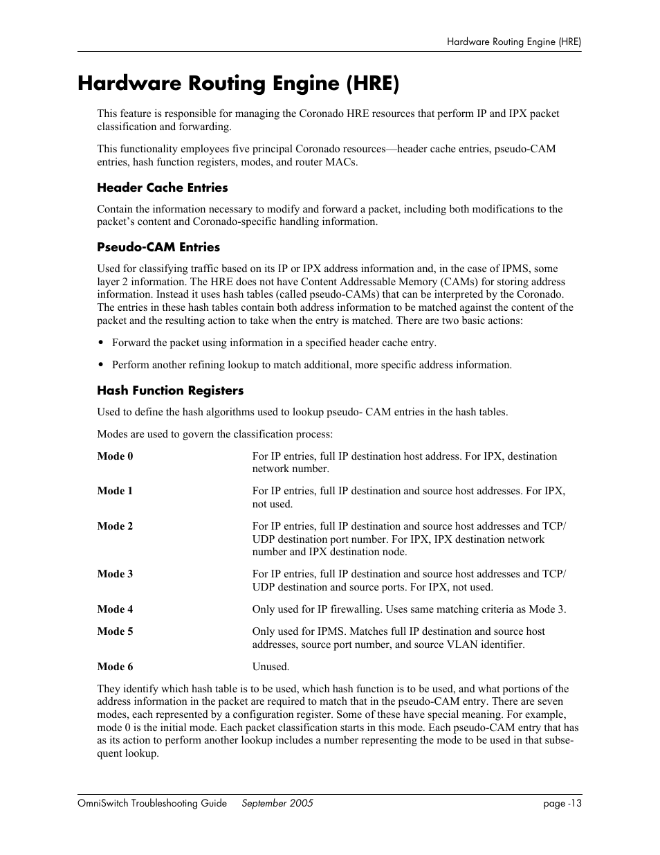 Hardware routing engine (hre) | Alcatel Carrier Internetworking Solutions 6648 User Manual | Page 337 / 614