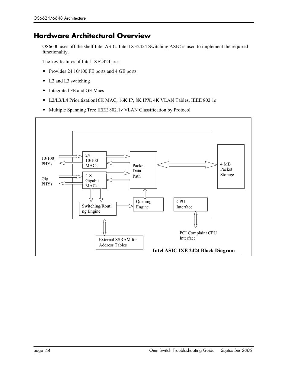 Hardware architectural overview | Alcatel Carrier Internetworking Solutions 6648 User Manual | Page 368 / 614