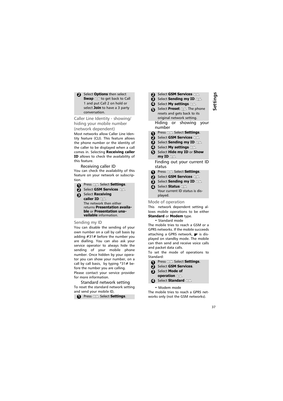 Alcatel Carrier Internetworking Solutions One Touch 531 User Manual | Page 37 / 72