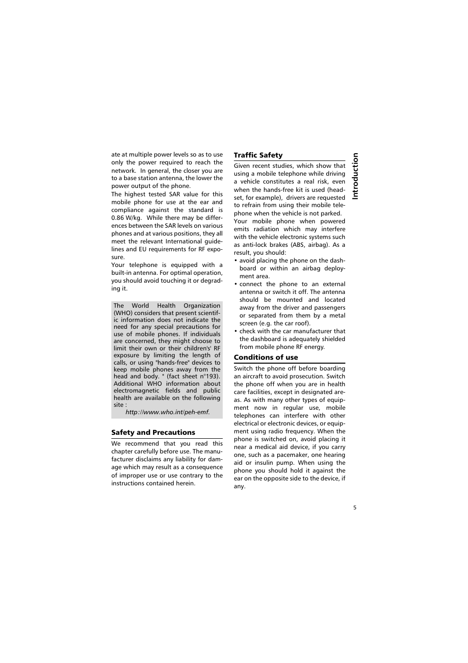 Alcatel Carrier Internetworking Solutions One Touch 531 User Manual | Page 5 / 72