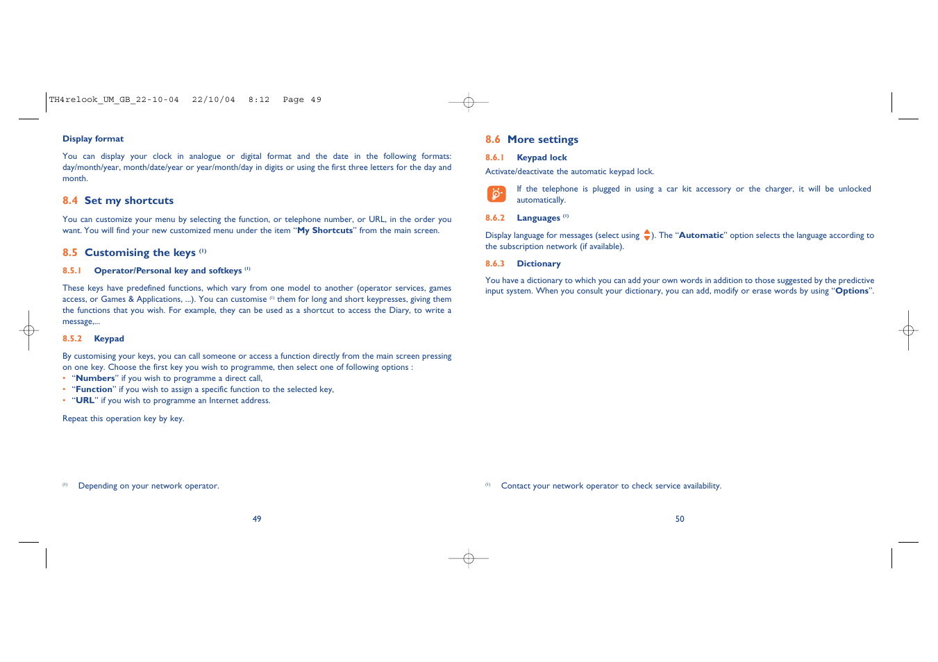 Alcatel Carrier Internetworking Solutions One Touch 757 User Manual | Page 26 / 49