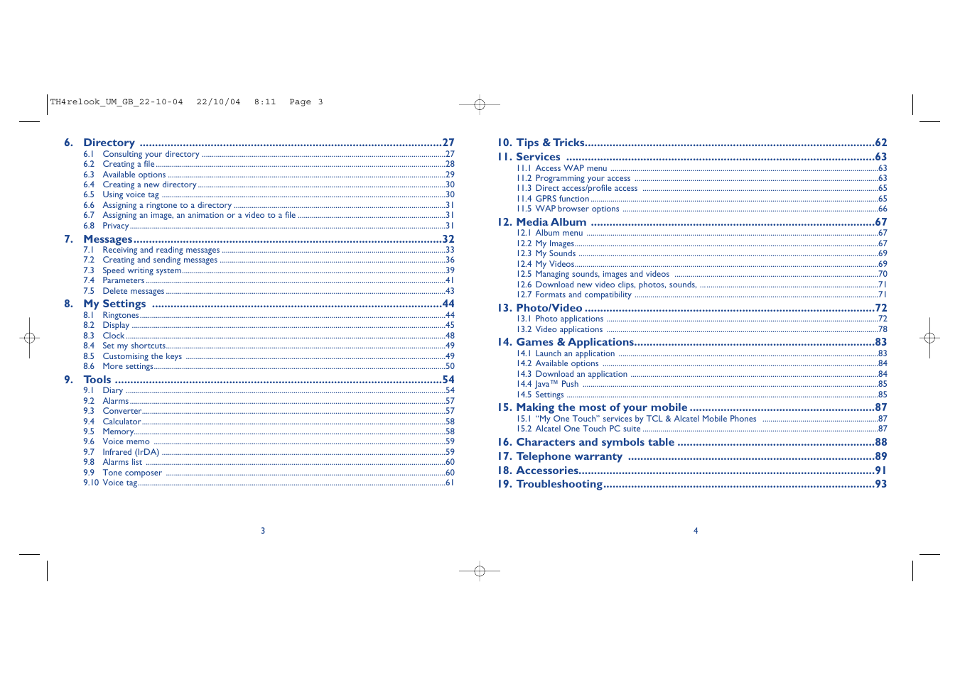 Alcatel Carrier Internetworking Solutions One Touch 757 User Manual | Page 3 / 49