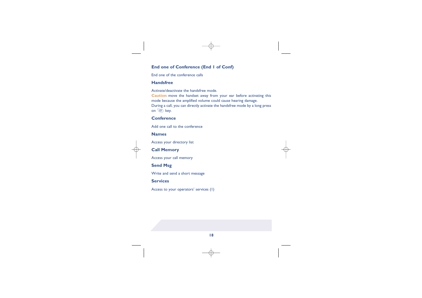 Alcatel Carrier Internetworking Solutions Alcatel 8 Series IPTouch 4068 User Manual | Page 20 / 62