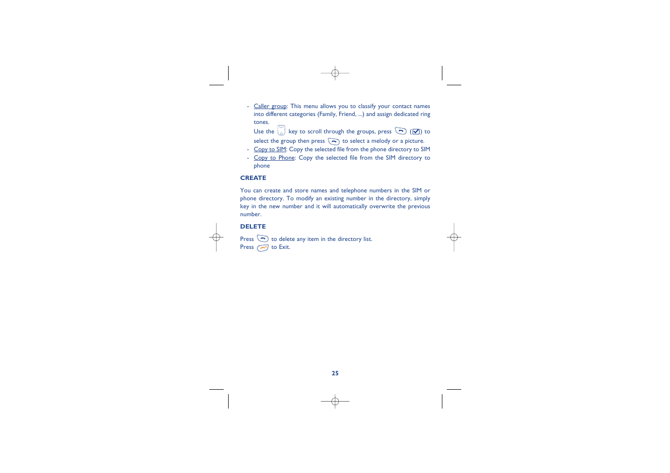 Alcatel Carrier Internetworking Solutions Alcatel 8 Series IPTouch 4068 User Manual | Page 27 / 62