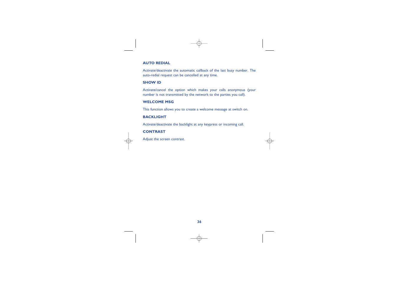 Alcatel Carrier Internetworking Solutions Alcatel 8 Series IPTouch 4068 User Manual | Page 38 / 62