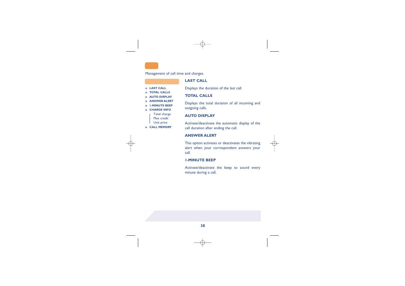 Alcatel Carrier Internetworking Solutions Alcatel 8 Series IPTouch 4068 User Manual | Page 40 / 62