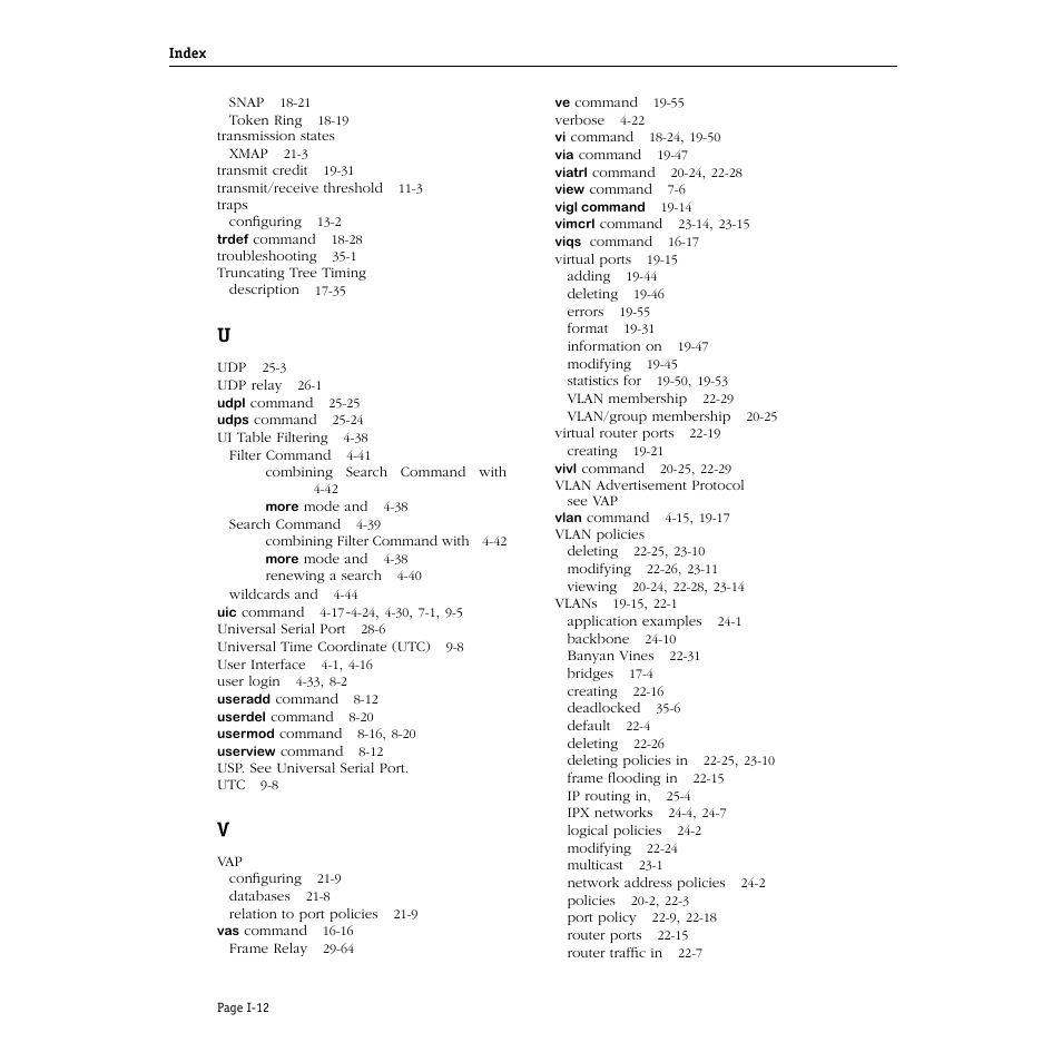 Alcatel Carrier Internetworking Solutions Omni Switch/Router User Manual | Page 1098 / 1100