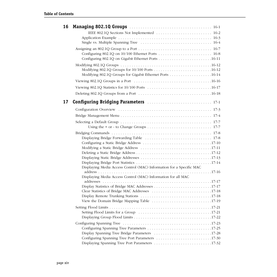 Alcatel Carrier Internetworking Solutions Omni Switch/Router User Manual | Page 14 / 1100