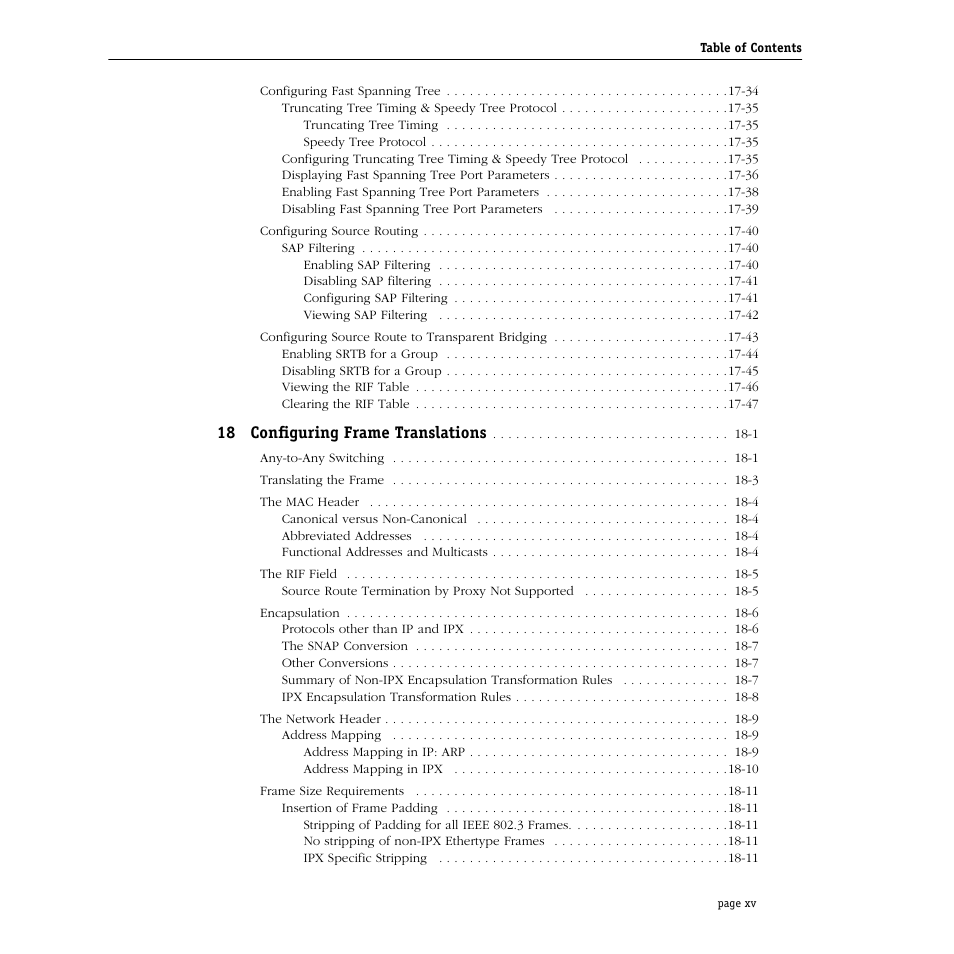 Alcatel Carrier Internetworking Solutions Omni Switch/Router User Manual | Page 15 / 1100