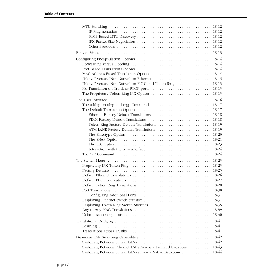 Alcatel Carrier Internetworking Solutions Omni Switch/Router User Manual | Page 16 / 1100