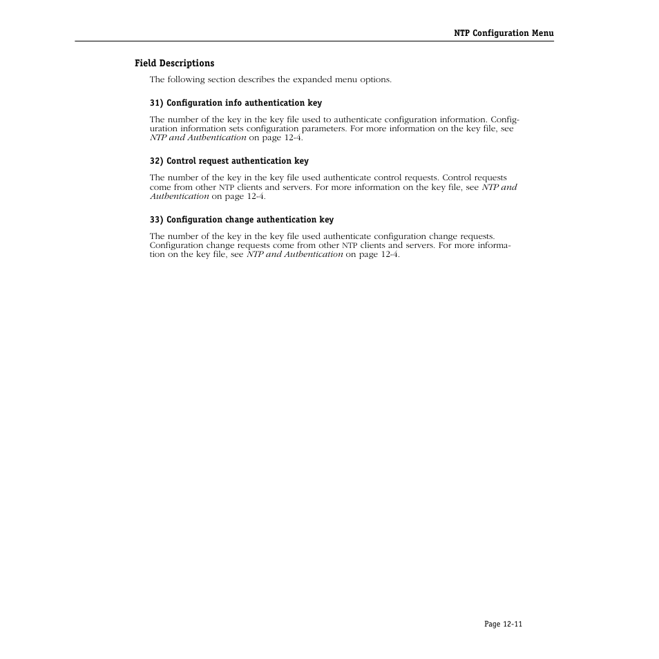 Field descriptions | Alcatel Carrier Internetworking Solutions Omni Switch/Router User Manual | Page 289 / 1100