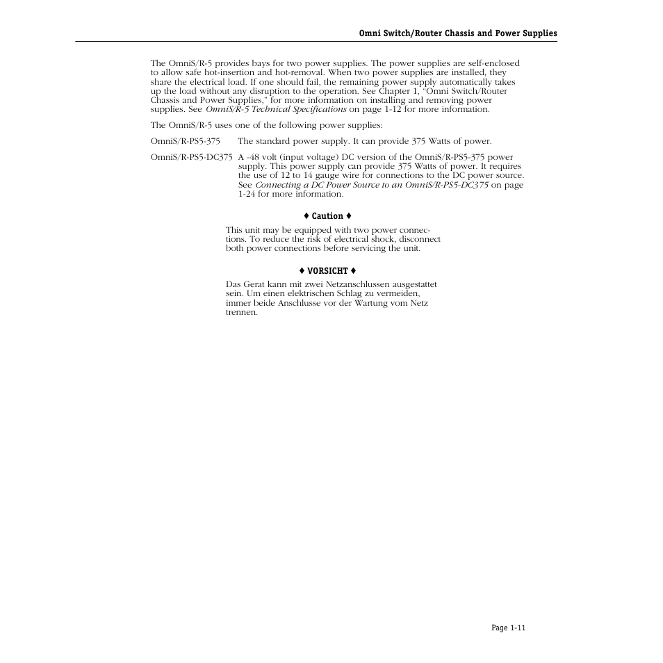 Alcatel Carrier Internetworking Solutions Omni Switch/Router User Manual | Page 41 / 1100