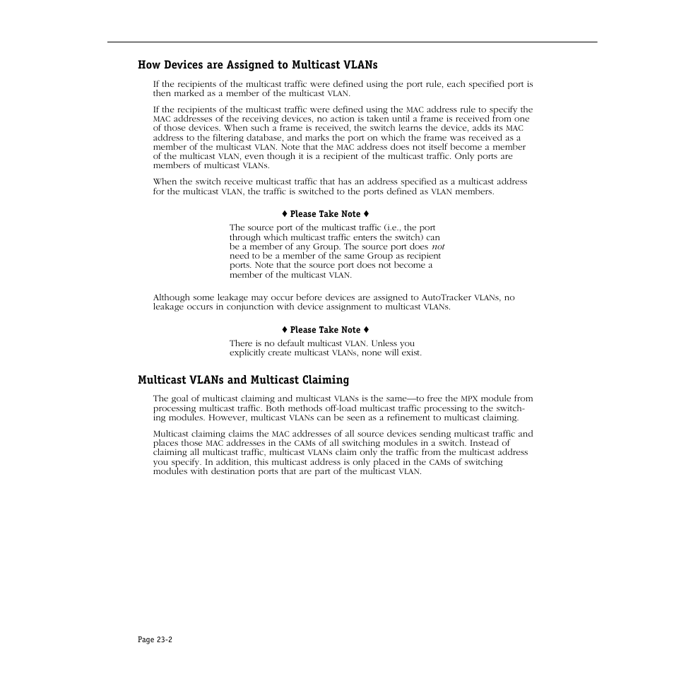 How devices are assigned to multicast vlans, Multicast vlans and multicast claiming | Alcatel Carrier Internetworking Solutions Omni Switch/Router User Manual | Page 696 / 1100