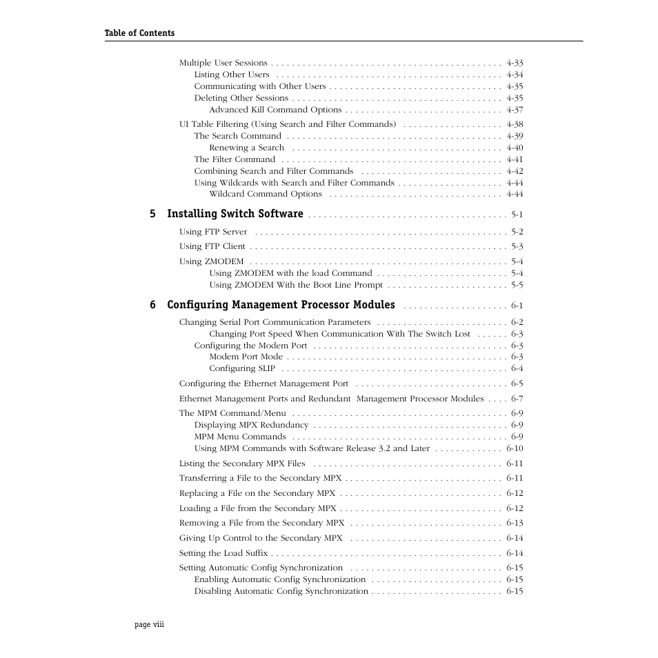 Alcatel Carrier Internetworking Solutions Omni Switch/Router User Manual | Page 8 / 1100