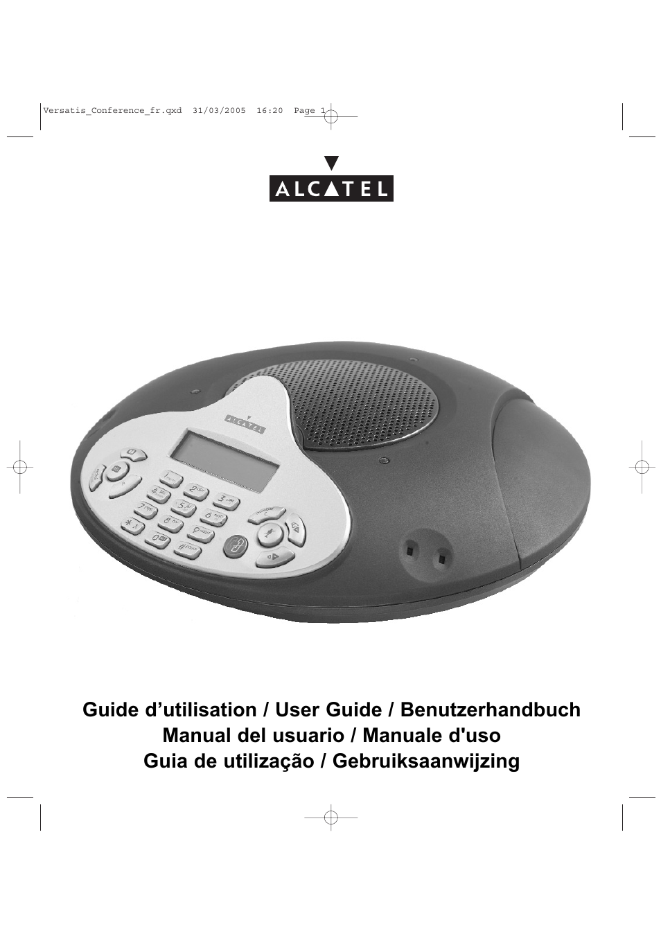 Alcatel Carrier Internetworking Solutions Versatis Conference Phone User Manual | 144 pages