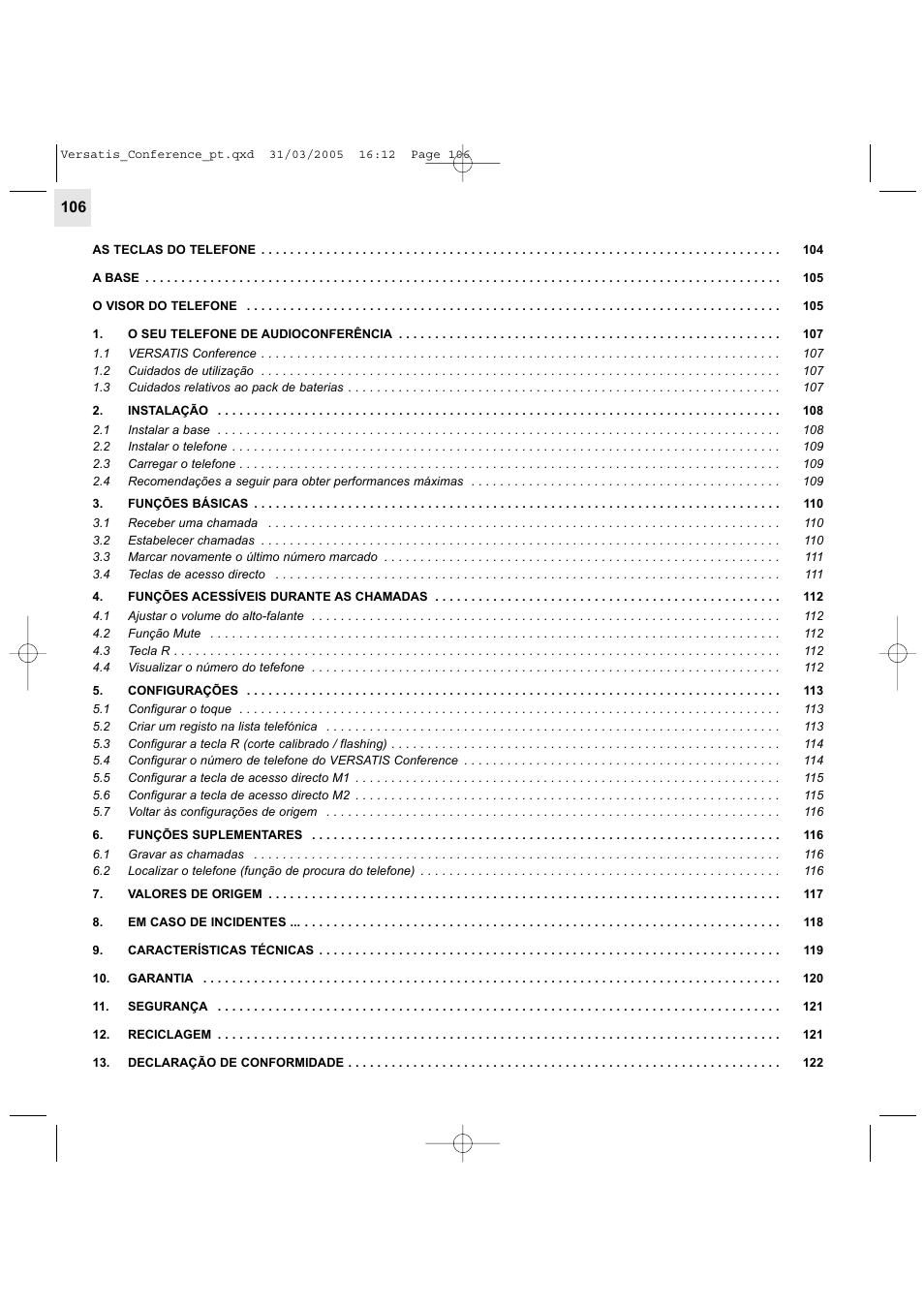 Alcatel Carrier Internetworking Solutions Versatis Conference Phone User Manual | Page 106 / 144