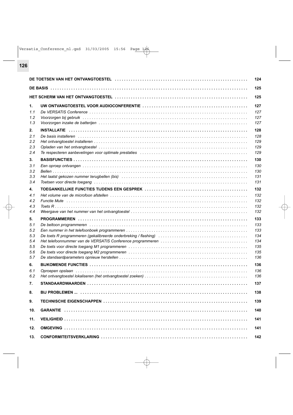 Alcatel Carrier Internetworking Solutions Versatis Conference Phone User Manual | Page 126 / 144