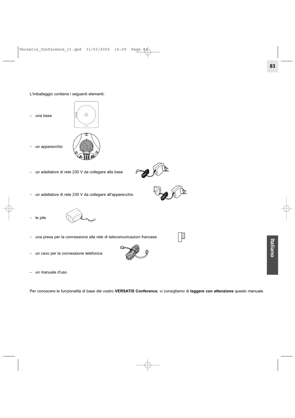 It aliano | Alcatel Carrier Internetworking Solutions Versatis Conference Phone User Manual | Page 83 / 144