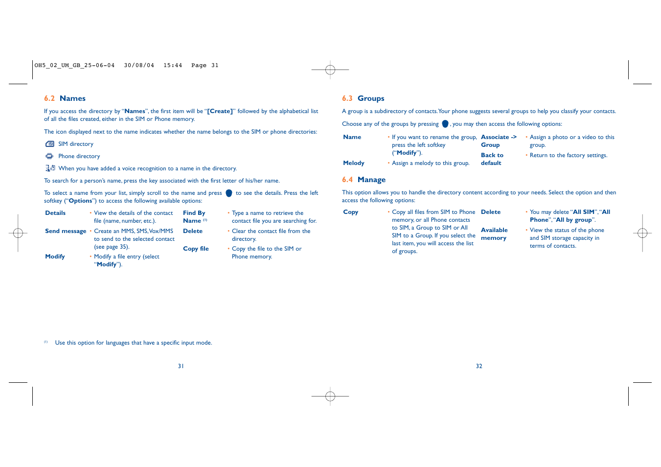 Alcatel Carrier Internetworking Solutions One Touch 835 User Manual | Page 17 / 45