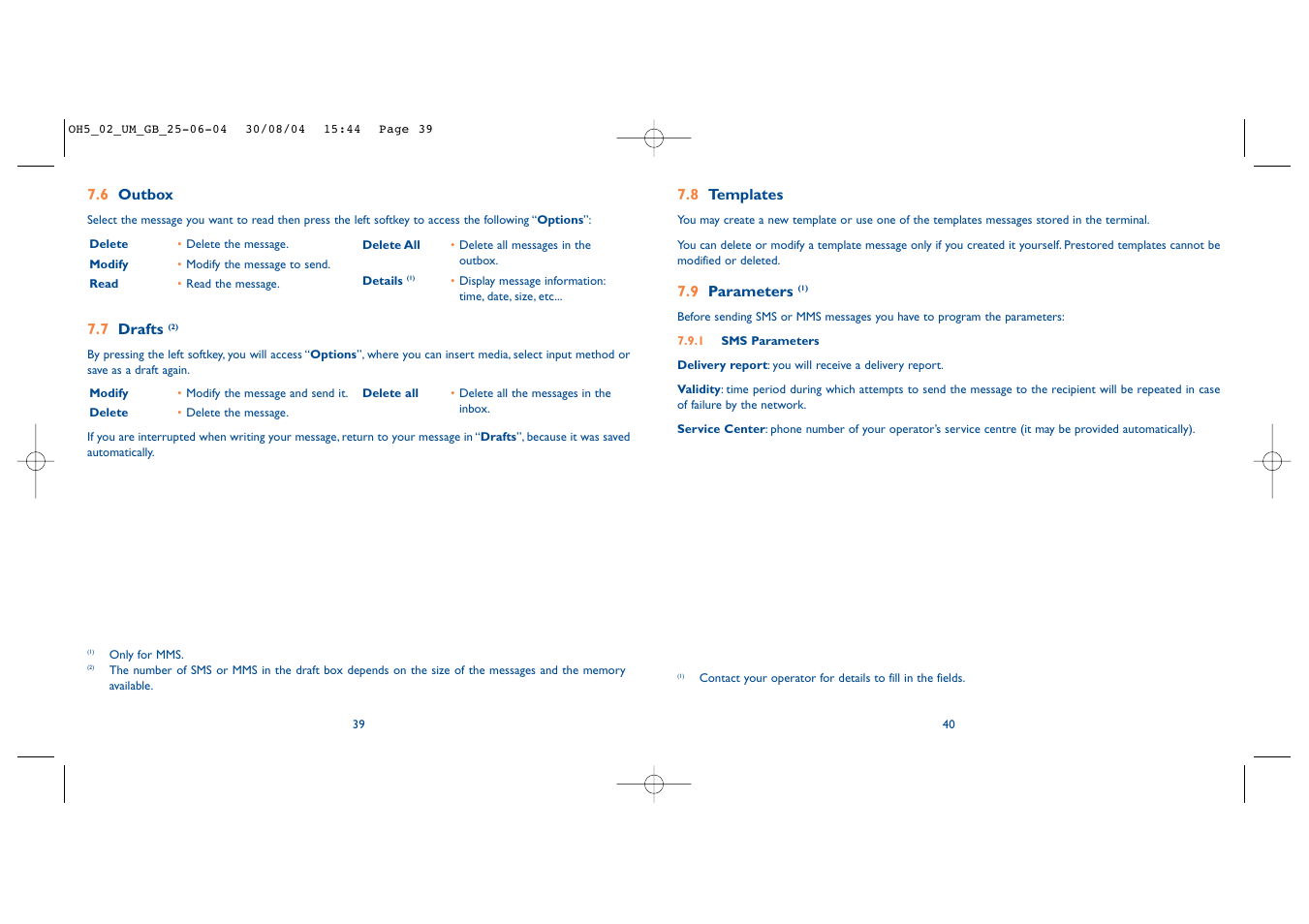 Alcatel Carrier Internetworking Solutions One Touch 835 User Manual | Page 21 / 45
