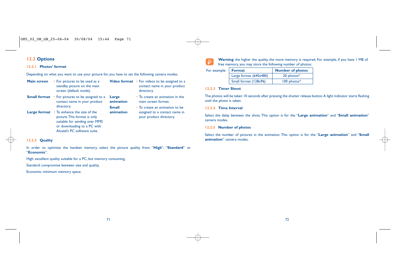 Alcatel Carrier Internetworking Solutions One Touch 835 User Manual | Page 37 / 45