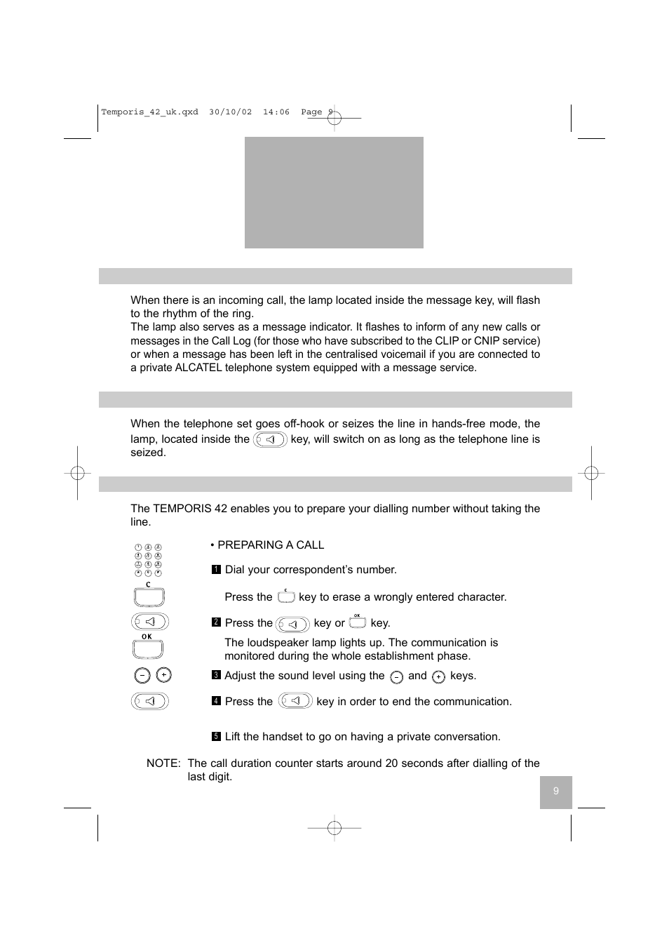 General use | Alcatel Carrier Internetworking Solutions Temporis 42 User Manual | Page 10 / 41