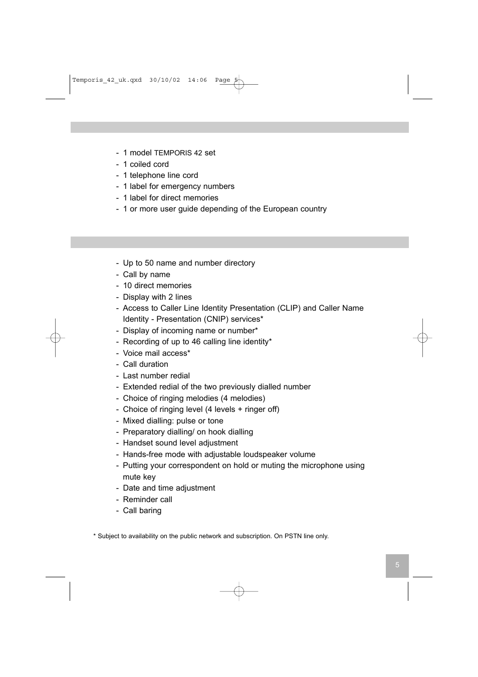 Alcatel Carrier Internetworking Solutions Temporis 42 User Manual | Page 6 / 41