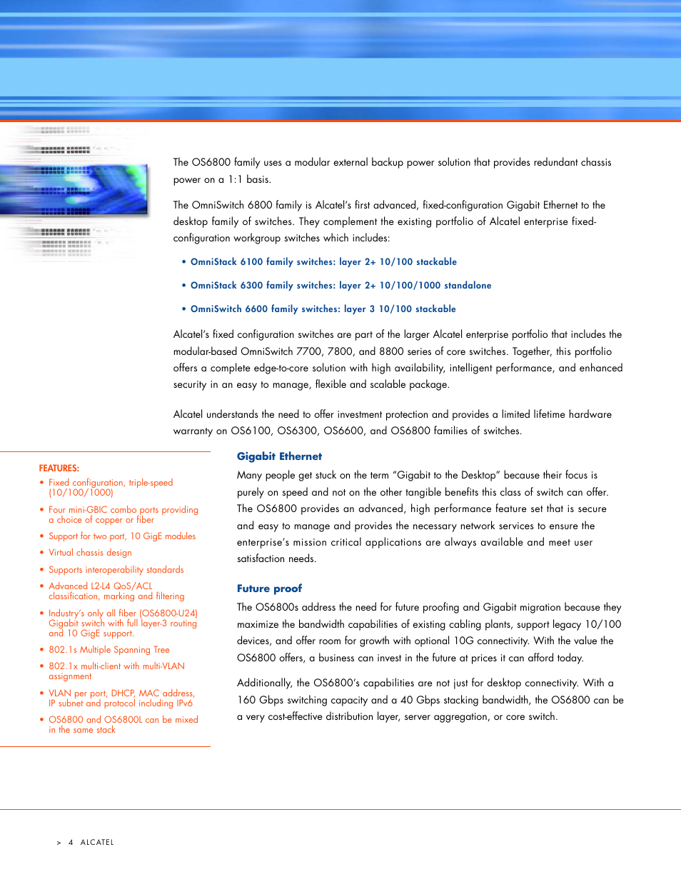 Alcatel Carrier Internetworking Solutions 6800 User Manual | Page 4 / 16