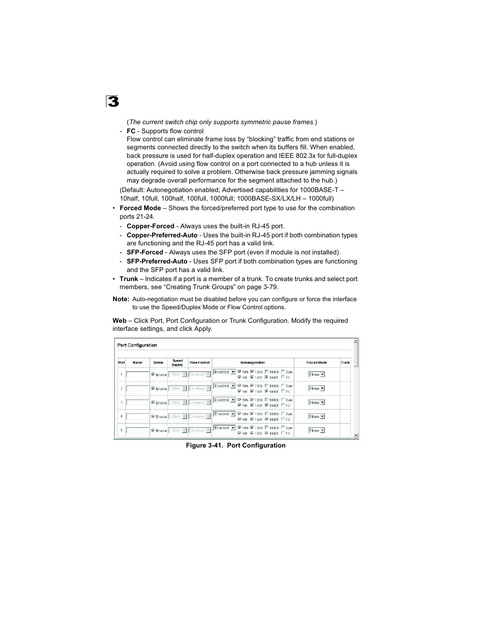 Figure 3-41. port configuration | Alcatel Carrier Internetworking Solutions OmniStack 6300-24 User Manual | Page 118 / 462