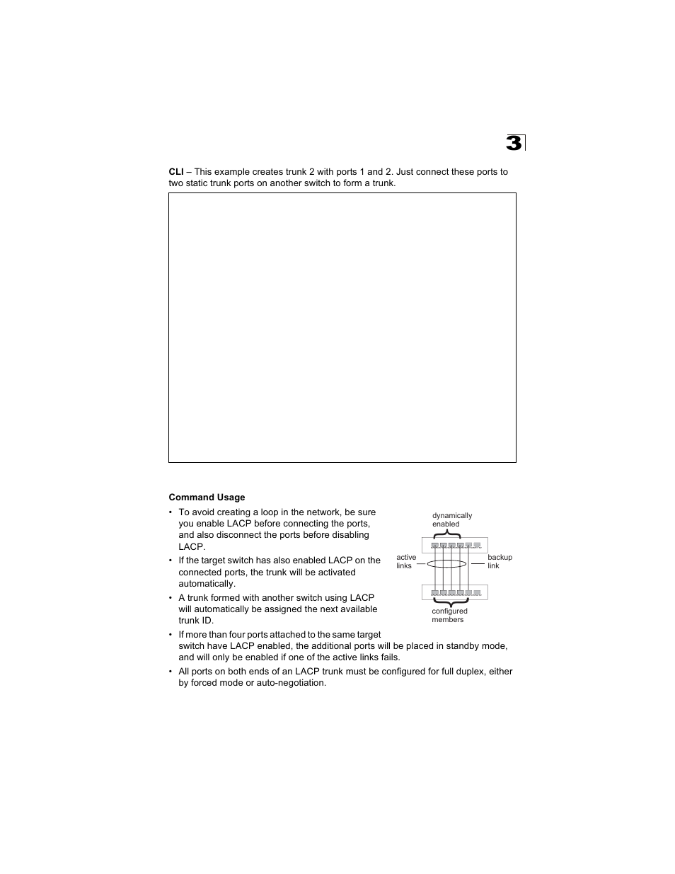 Enabling lacp on selected ports, Nd 3-81) | Alcatel Carrier Internetworking Solutions OmniStack 6300-24 User Manual | Page 121 / 462