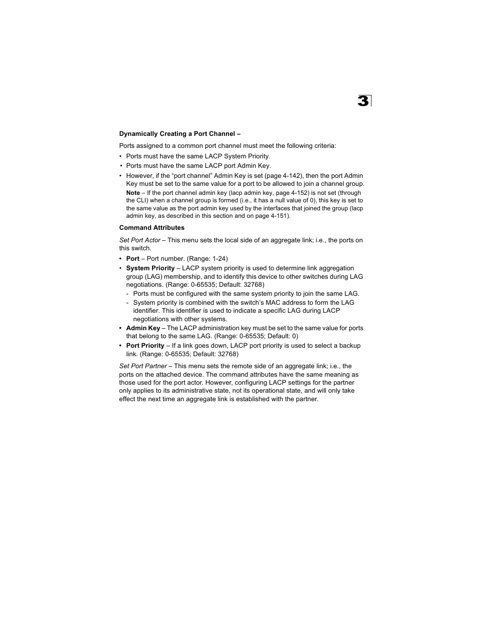 Configuring lacp parameters | Alcatel Carrier Internetworking Solutions OmniStack 6300-24 User Manual | Page 123 / 462