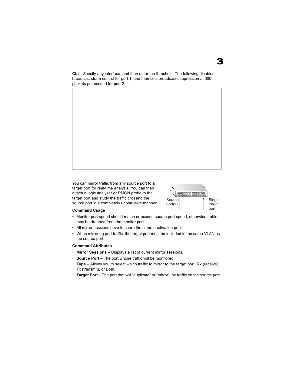 Configuring port mirroring | Alcatel Carrier Internetworking Solutions OmniStack 6300-24 User Manual | Page 131 / 462