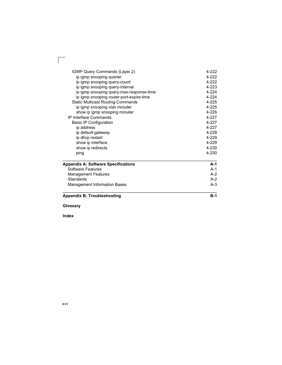 Alcatel Carrier Internetworking Solutions OmniStack 6300-24 User Manual | Page 16 / 462