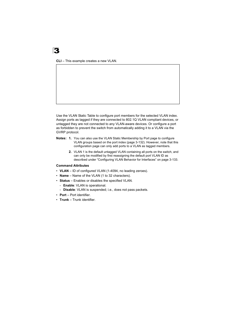 Adding static members to vlans (vlan index) | Alcatel Carrier Internetworking Solutions OmniStack 6300-24 User Manual | Page 170 / 462