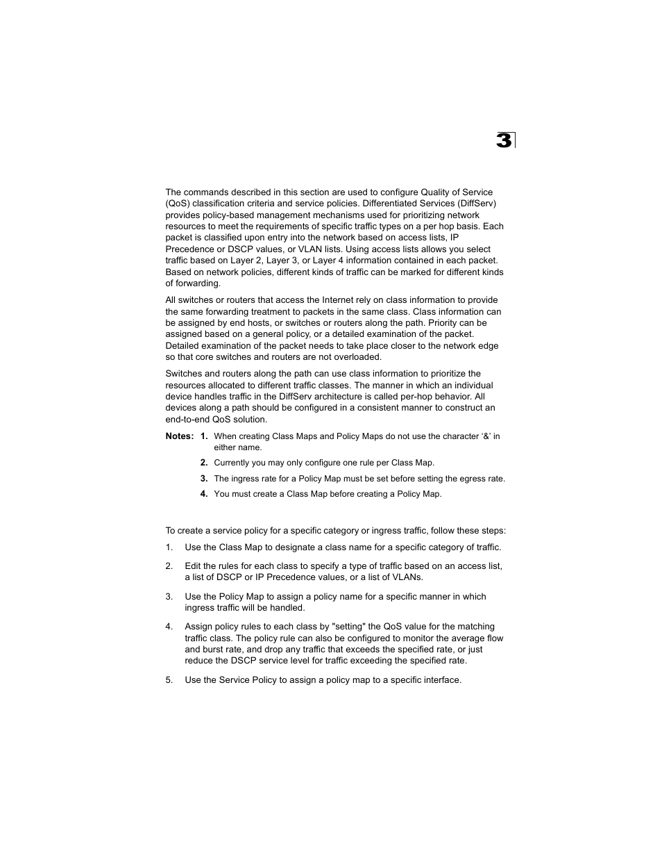 Quality of service, Configuring quality of service parameters | Alcatel Carrier Internetworking Solutions OmniStack 6300-24 User Manual | Page 193 / 462