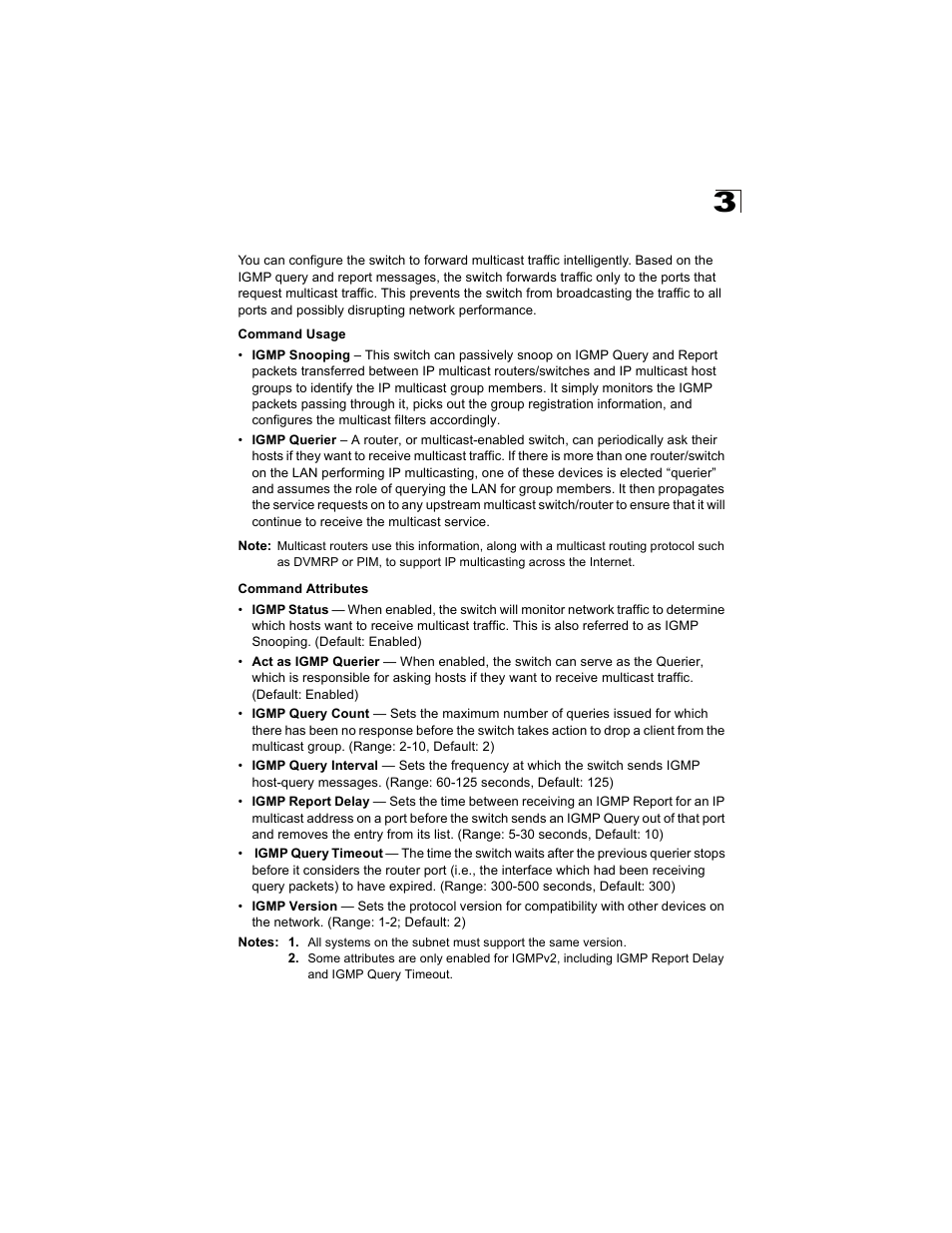 Configuring igmp snooping and query parameters | Alcatel Carrier Internetworking Solutions OmniStack 6300-24 User Manual | Page 201 / 462