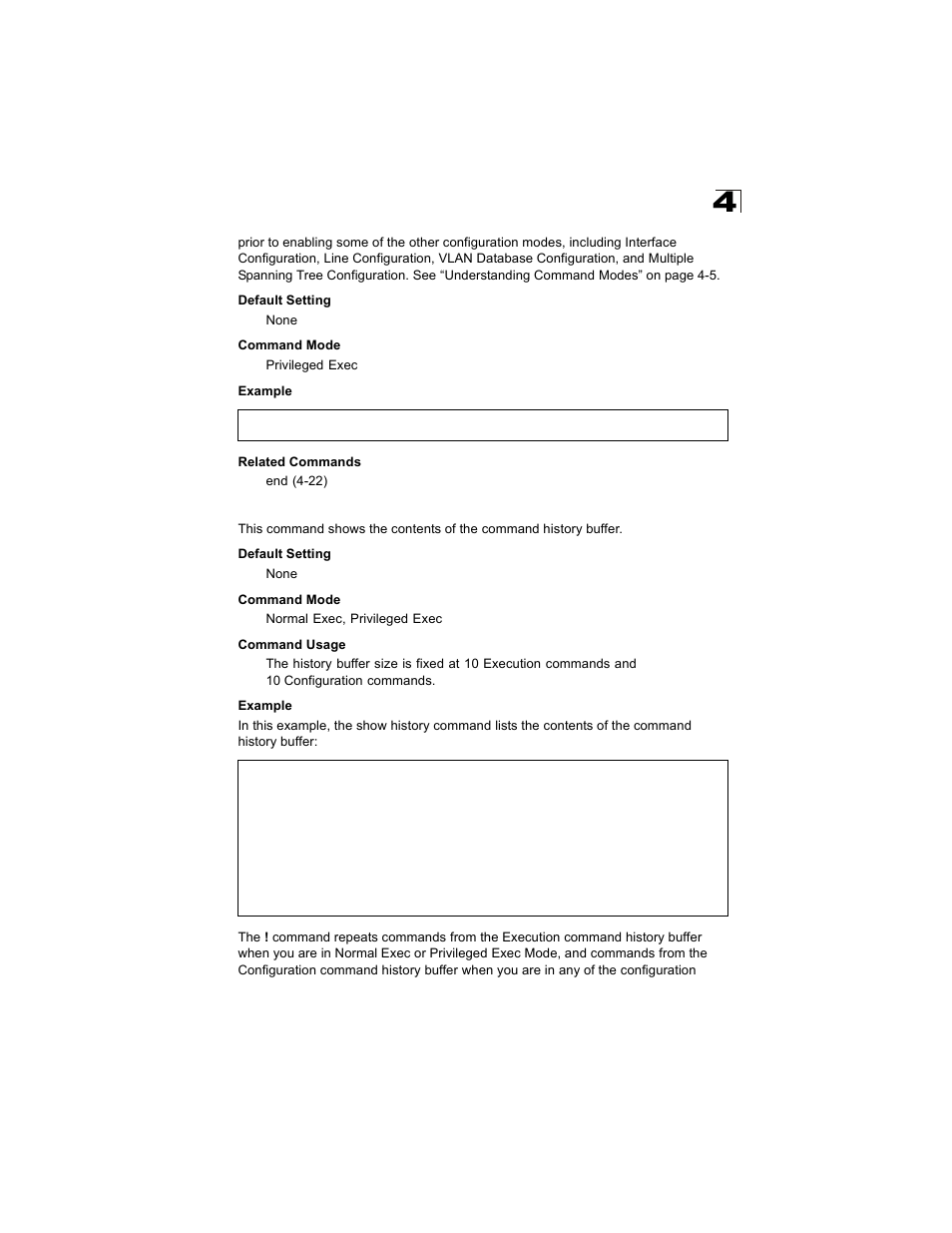 Show history | Alcatel Carrier Internetworking Solutions OmniStack 6300-24 User Manual | Page 233 / 462