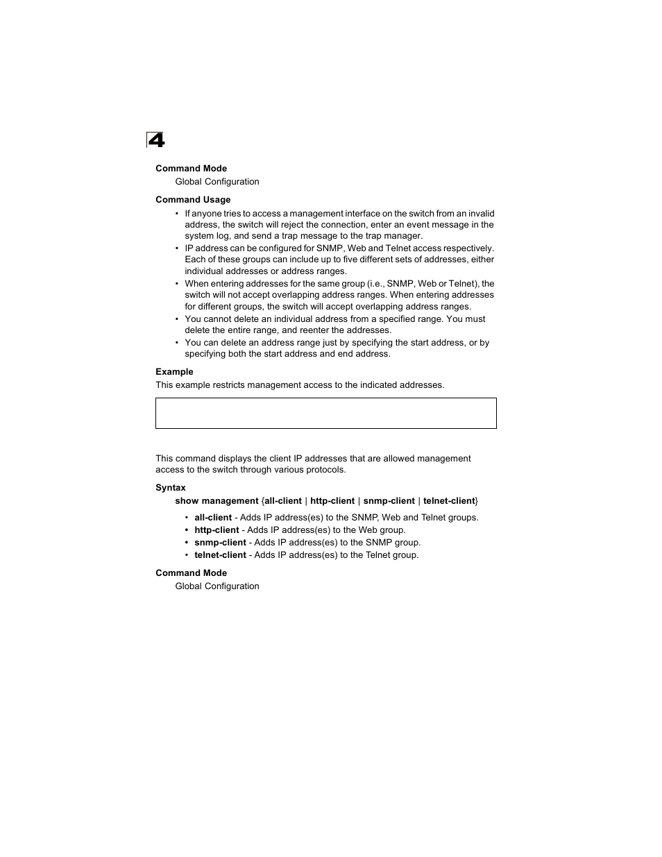 Show management | Alcatel Carrier Internetworking Solutions OmniStack 6300-24 User Manual | Page 240 / 462