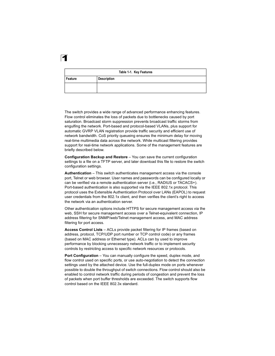 Description of software features | Alcatel Carrier Internetworking Solutions OmniStack 6300-24 User Manual | Page 26 / 462