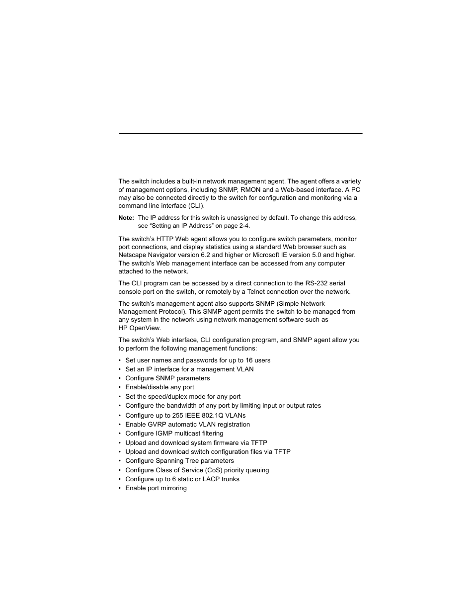 Chapter 2: initial configuration, Connecting to the switch, Configuration options | Alcatel Carrier Internetworking Solutions OmniStack 6300-24 User Manual | Page 33 / 462