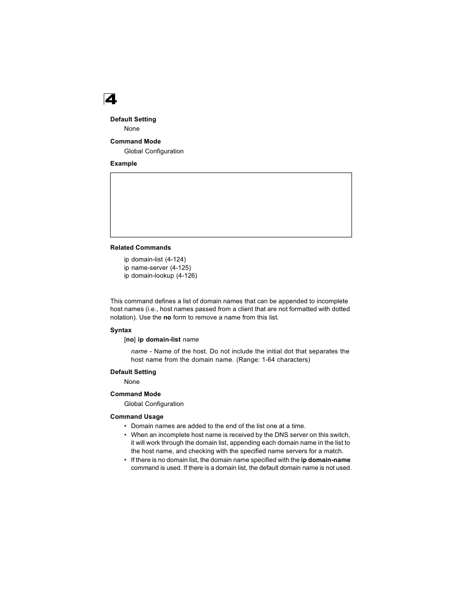 Ip domain-list | Alcatel Carrier Internetworking Solutions OmniStack 6300-24 User Manual | Page 336 / 462